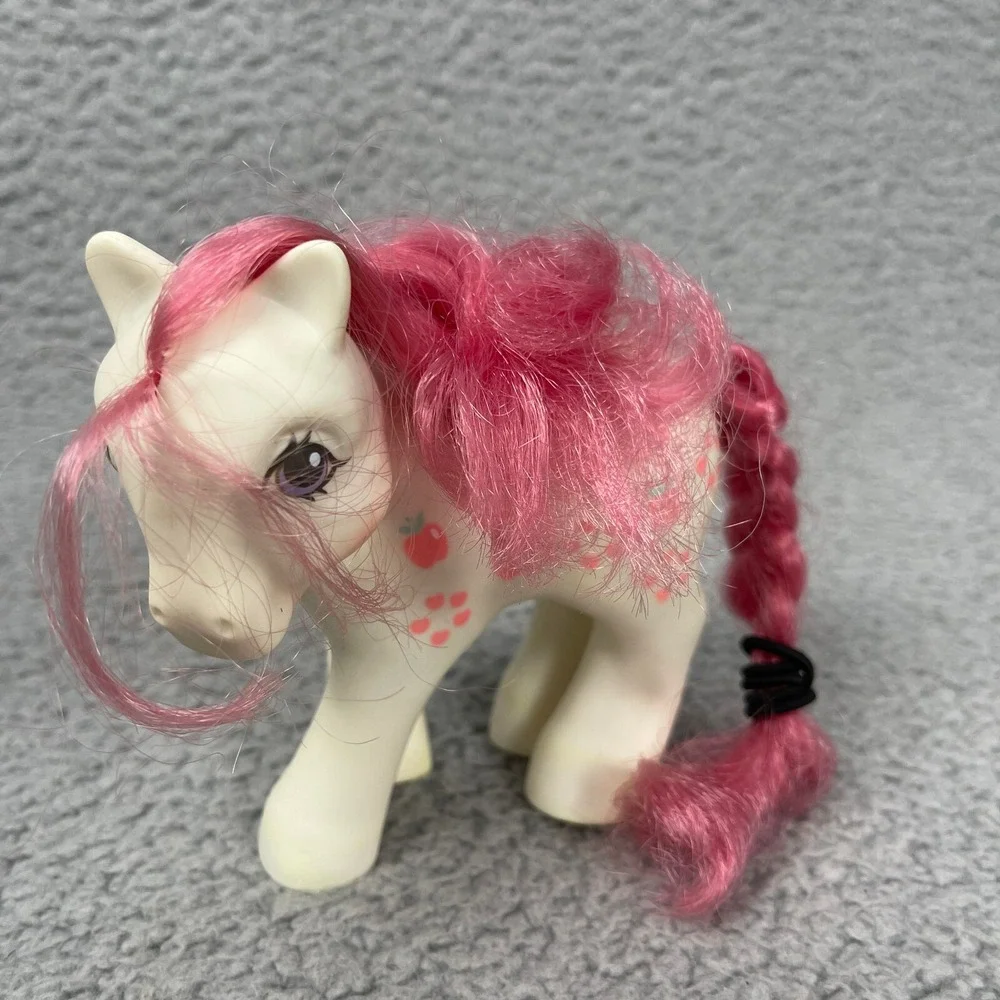 Mommy Apple Delight Loving Family VTG G1 My Little‎ Pony 1987 Hasbro w/ Clothes